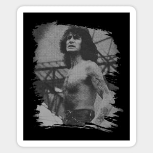 Bon scott // Retro Poster Magnet